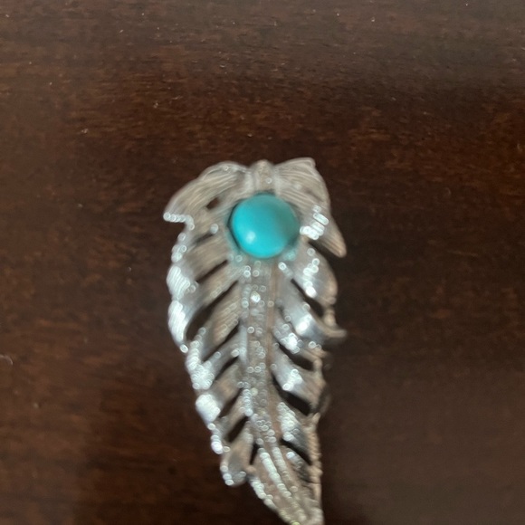 Turquoise silver ring - Picture 2 of 5